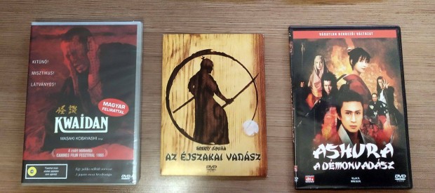Keleti DVD filmek (Kwaidan, Az jszakai vadsz, Ashura a dmonvadsz)