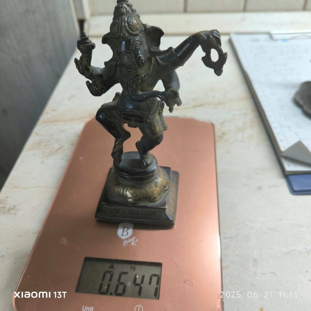 Keleti Ganésa táncoló bronz szobor eladó!