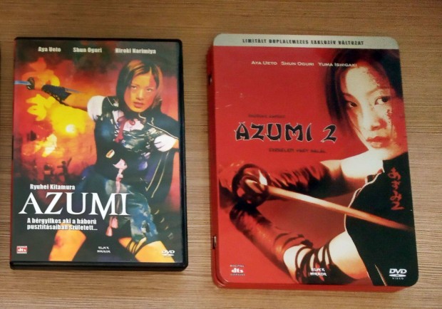 Keleti harci film ritkasgok DVD-n (Azumi 1, Azumi 2 fm dszdobozos k