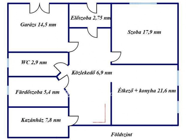 Kemecsei elad 150 nm-es hz