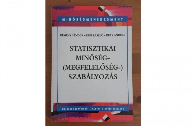 Kemny - Papp - Dek: Staisztikai minsg-szablyozs