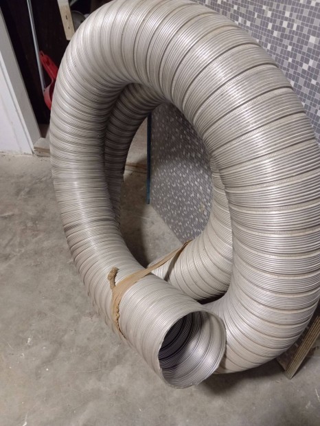 Kéménybéléscső alu flexibilis átmérő 130 mm (4m hossz)