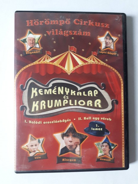 Kemnykalap s krumpliorr 1. DVD (posta 510 Ft)