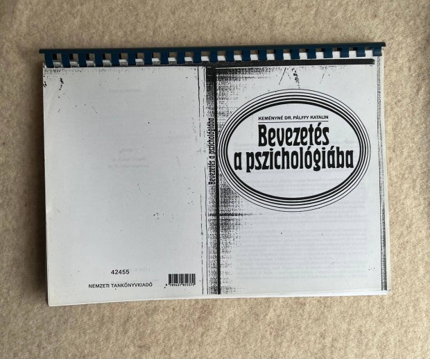 Keményné - Bevezetés a pszichológiába (nyomtatott, lefűzött)