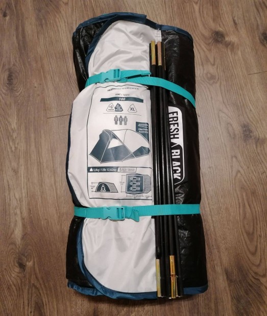Kemping stor, 3 szemlyes - Quechua MH100 XL Fresh & Black