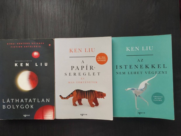 Ken Liu novellsktetek (3 db, sci-fi)