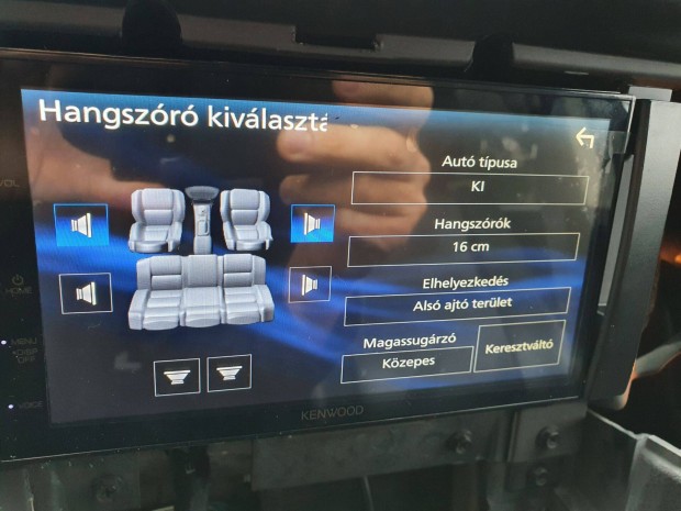 Kenwood 2din fejegység távirányitóval