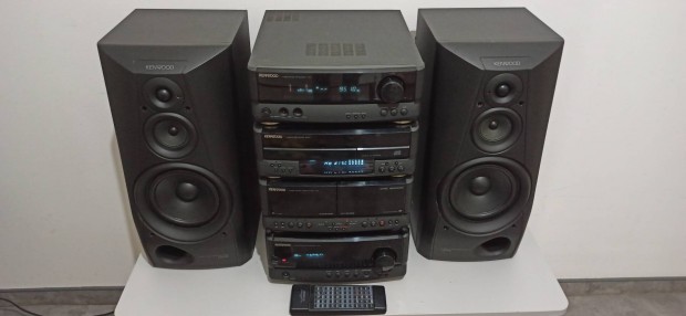 Kenwood A-F5 hifi szett, 2 db hangfallal, tvirnytval