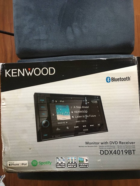 Kenwood DDX4019BT komplett fejegység plusz tartozékokkal eladó