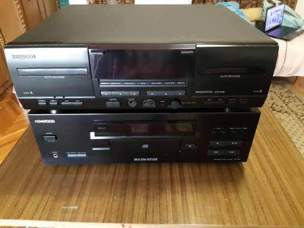 Kenwood DP-7090 HiFi torony, CD lejtsz s dupla kazetts