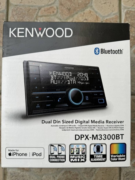 Kenwood Dpx-M 3300bt usb/aux/bluetooth