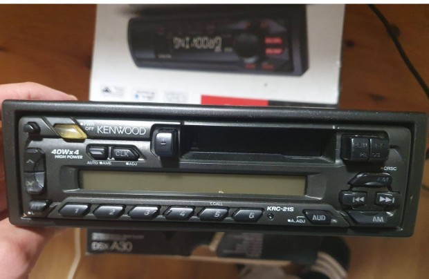 Kenwood KRC-21S kazettás autórádió Retro