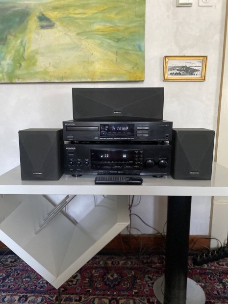 Kenwood KR-V5080 surround erősítő és DP-2080 CD lejátszó