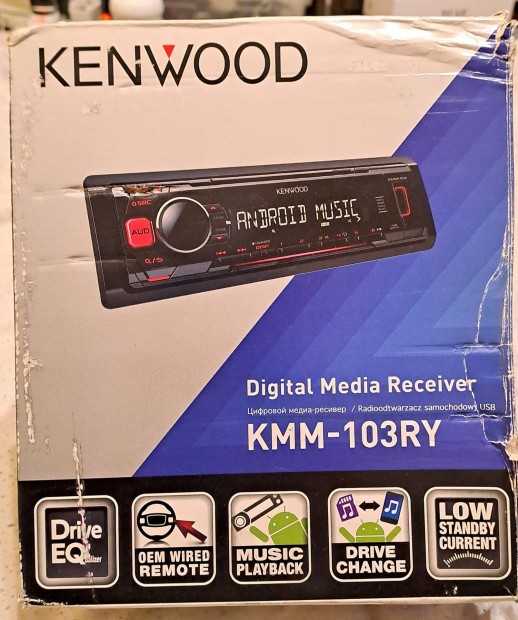 Kenwood Kmm-103RY autrdi elad