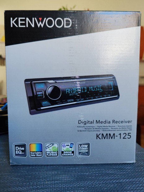 Kenwood Kmm 125 autrdi+ 2db JBL hangszr