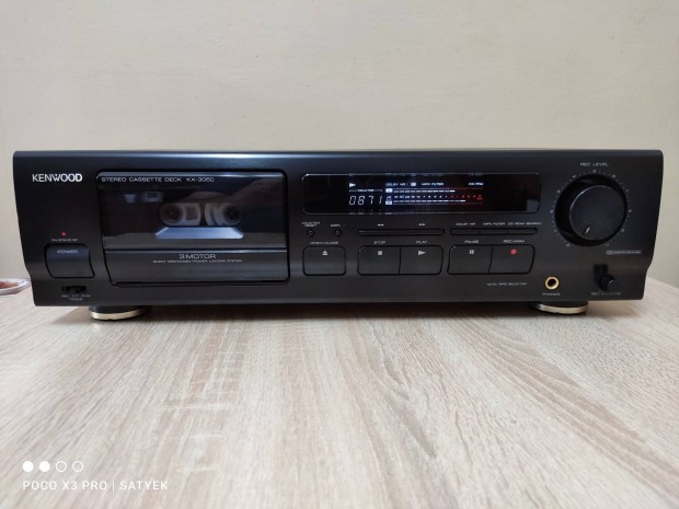 Kenwood Kx-3050 3 motoros hifi magnó deck