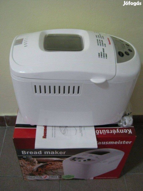 Kenyérsütő Hausmeister HM-1303 (1,5 kg Vekni méret), jótállással. Új!