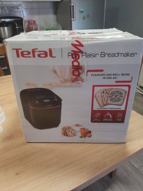 Kenyérsütő gép Tefal Pain Paisir Breadmaker újszerű garanciás eladó