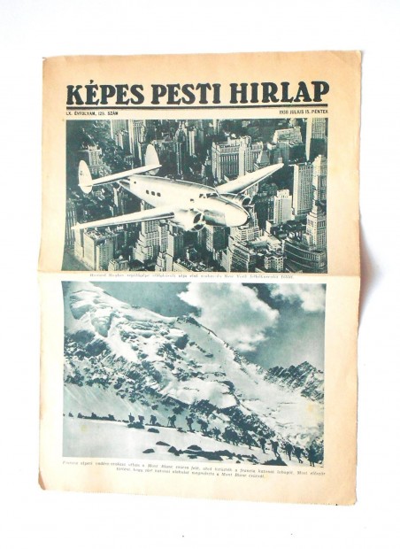 Kpes Pesti Hirlap 1938. jlius 15