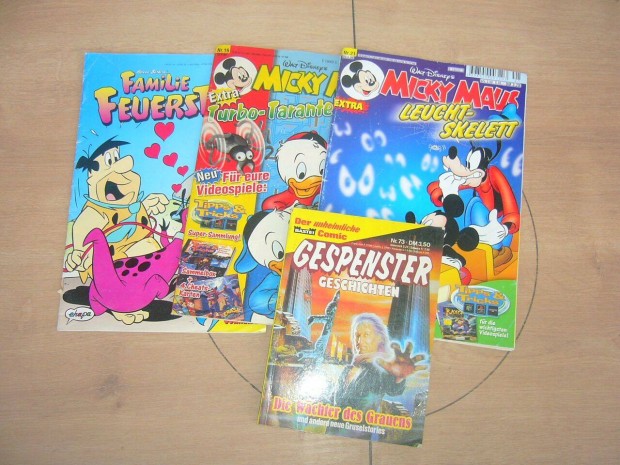 Képregények - Flintstone család, Miki Egér stb. Német Nyelvű! 4