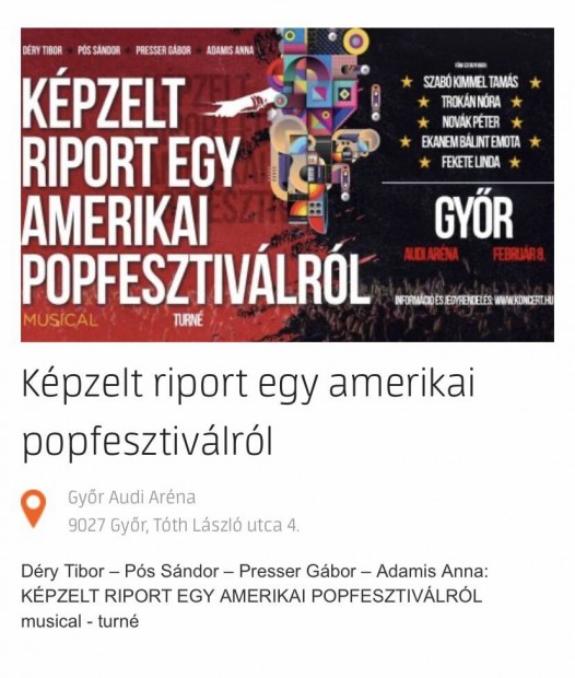 Kpzelt riport egy amerikai popfesztivlrl jegy