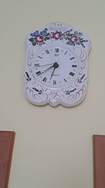 Kerámia óra, tökéletesen működik