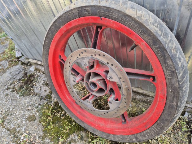Kerék Aprilia RS 50 / Tuono 1999-2004 piros Grimeca első felni