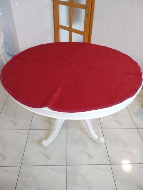 Kerek asztaltert bord barokk mints 120 cm tmrj, nagyon szp n