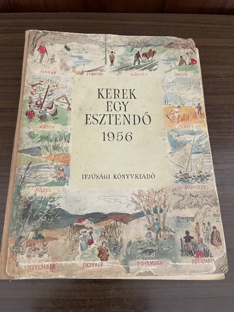 Kerek egy esztendő 1956. Antik gyerek könyv