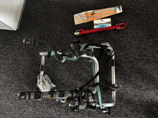 Kerekpárszállító autóra + adapter