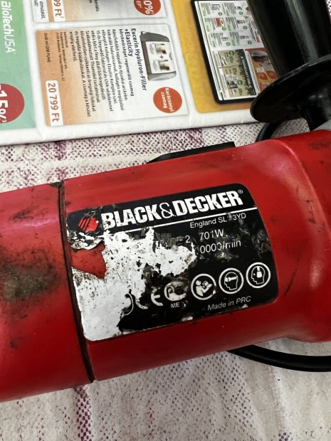 Keresek: Black&Decker SL-3YD 701W sarokcsiszol alkatrsz
