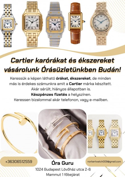 Keresek: Cartier ra s kszer felvsrls (bvlgari chopard arany )