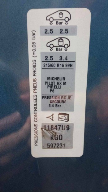 Keresek: Citroen C8 vennék gépháztetőt, kis maszkot ebben a színben
