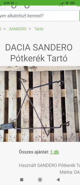Keresek: Dacia Sandero ptkerektart