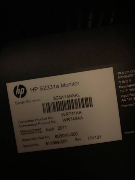 Keresek: HP monitor elad
