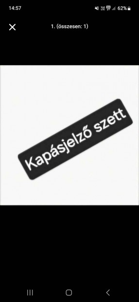 Keresek: Horgsz kaps jelz szett. 