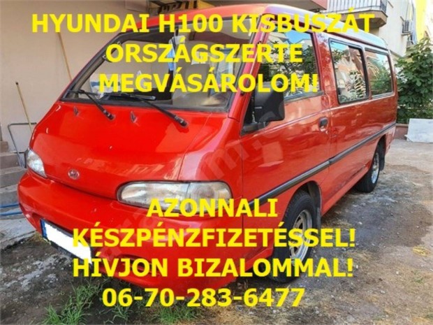 Keresek: Hyundai H100, H-100, H 100 kisbuszt keresek