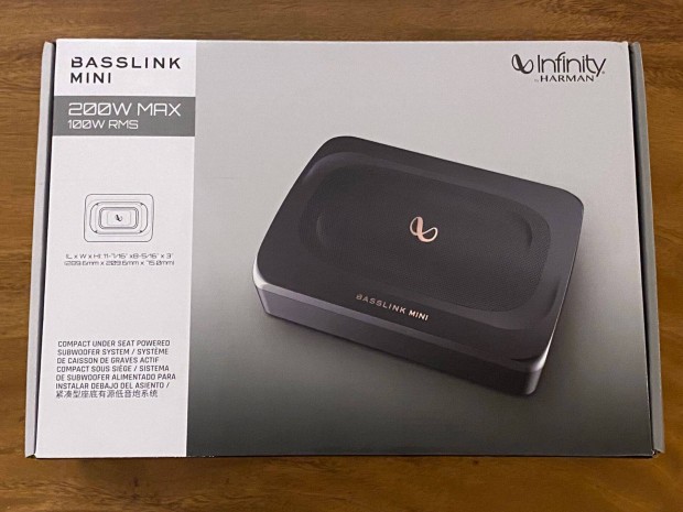 Keresek: Infinity Basslink Mini akt�v M�lysug�rz�