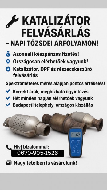 Keresek: Kataliztor felvsrls