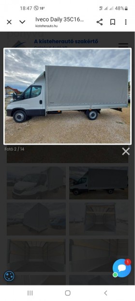 Keresek: Keresek Iveco Daily Ponyvatartszerk+ponyvt