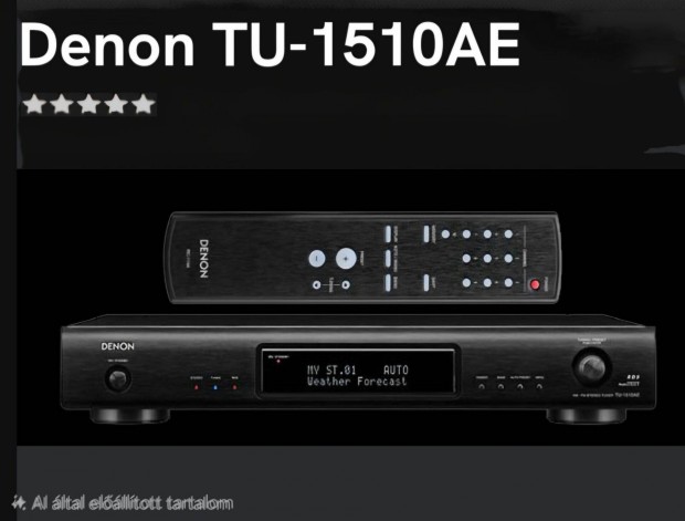 Keresek: Keresek fekete Denon TU-1500 vagy 1510