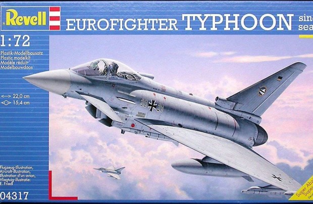 Keresek: Keresem: Revell 1/72 Eurofighter Typhon Single Seater (04317)