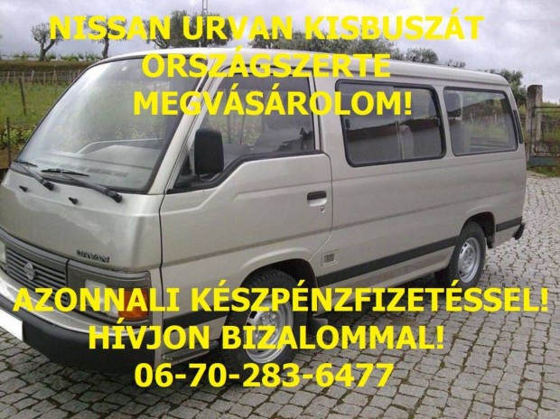 Keresek: Nissan Urvan kisbuszt keresek