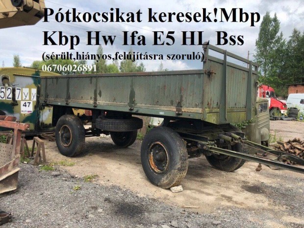 Keresek: Ptkocsi IFA Mbp KBP HW HL BSS Rba E5