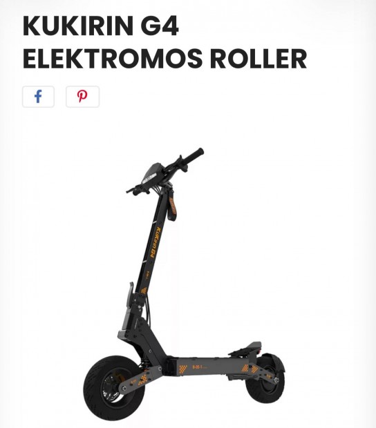 Keresek: Roller Kukirin G4 keresek szülinapra