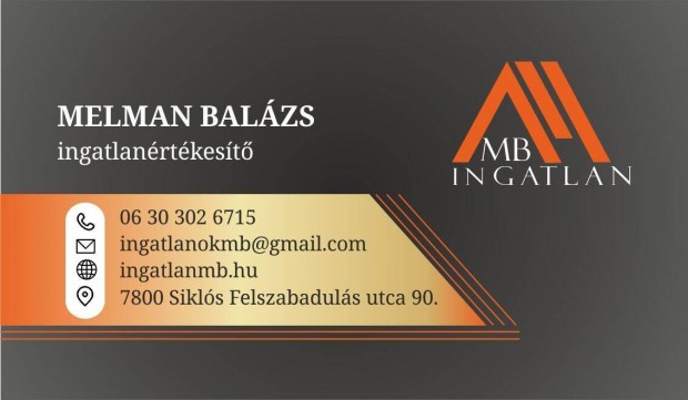 Keresek: Siklson keresek fldszinti maximum 1. emeletig elad lakst!