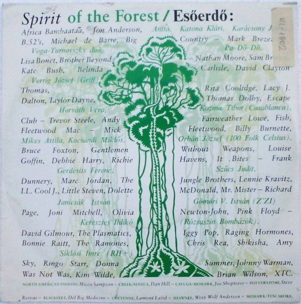 Keresek: Spirit of the Forest / Eserd (kislemez)