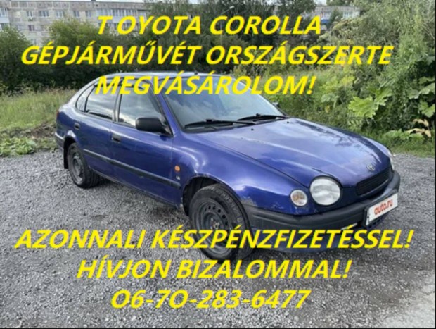 Keresek: Toyota Corolla b�kal�mp�s