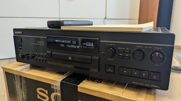 Keresek: Vsrolnk Sony MDS-JA20Es MDS JA20Es Minidisc MD lejtsz