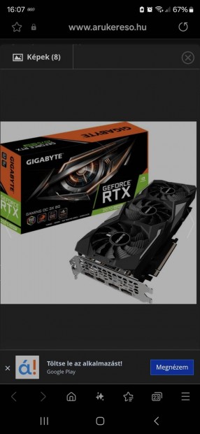 Keresek rtx 2060super vagy rtx 2070super videokrtyt.